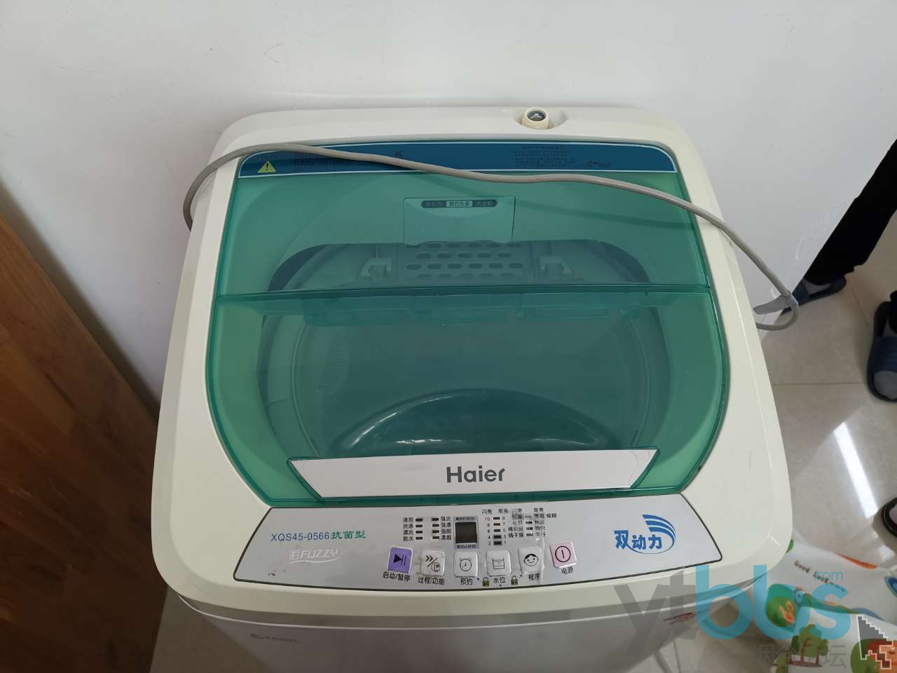 海尔双动力洗衣机xqs45-0566出售