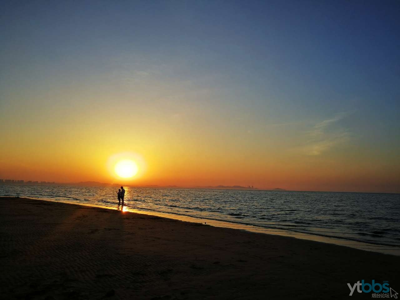 夕阳有约图片